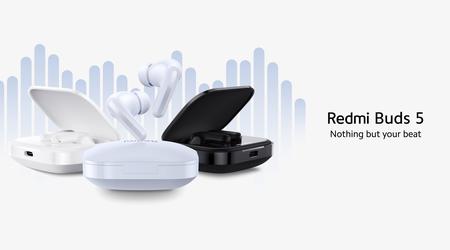 Xiaomi heeft de wereldwijde versie van de Redmi Buds 5 onthuld voor $46