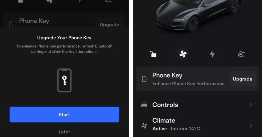 Tesla gaat Ultra-Wide Band-ondersteuning toevoegen aan zijn Android-app