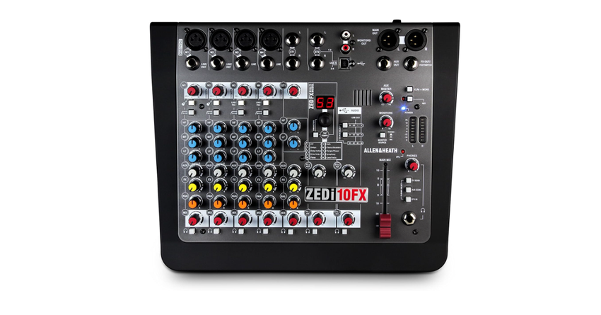 Allen &amp; Heath ZEDi-10FX mengpaneel voor thuisstudio