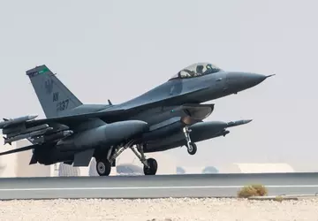 De VS heeft een F-16 Fighting ...