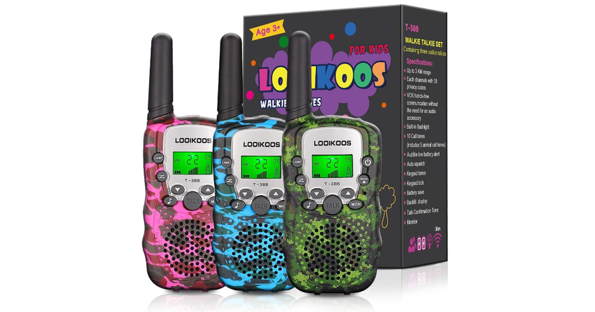LOOIKOOS walkie talkie voor kinderen