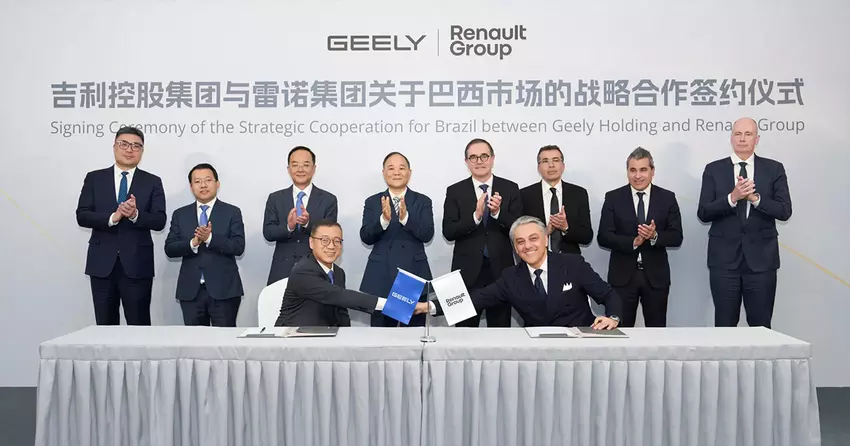 Renault en Geely zijn overeengekomen om samen auto's te produceren en verkopen in Brazilië