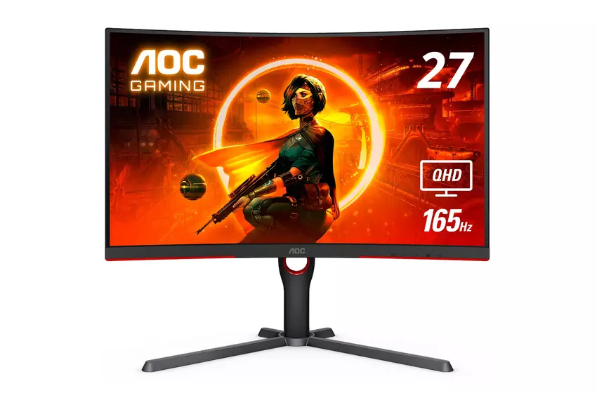 Aanbieding van de dag op Amazon: AOC CQ27G3S 27-inch gebogen gamingmonitor met 165Hz ondersteuning voor $40 korting