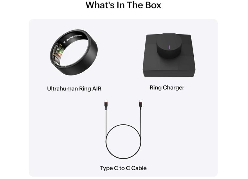 Ultrahuman Ring Air draagbare slimme ring