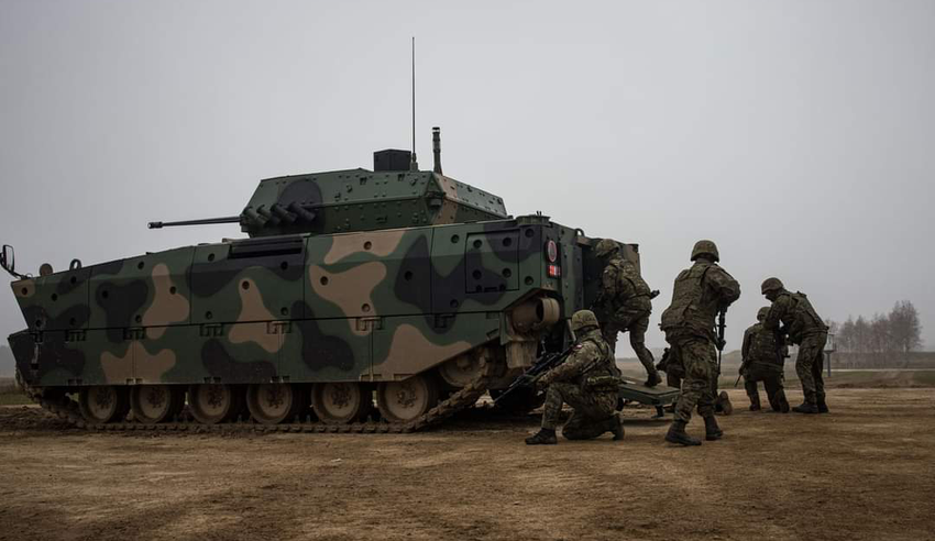 Polen heeft Borsuk infanteriegevechtsvoertuigen besteld: de eerste batch bestaat uit 111 eenheden