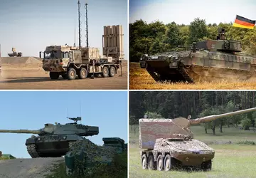 30 verbeterde Leopard 1A5 tanks, vier ...