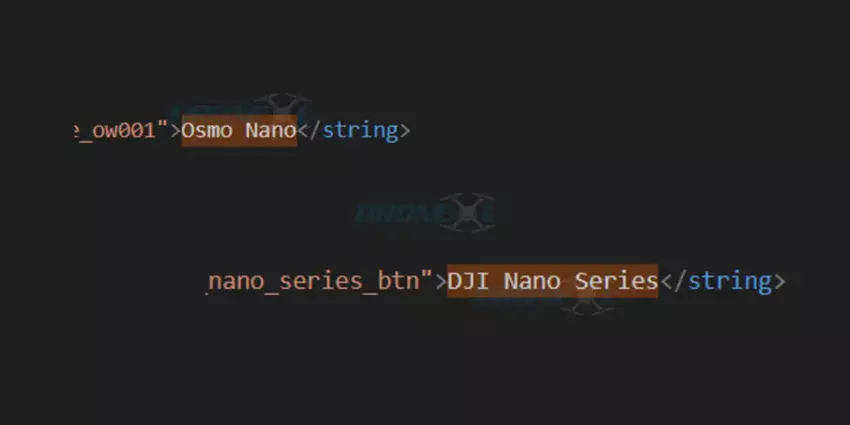 Een lek over de release van de DJI Osmo Nano. Illustratie: DroneXL