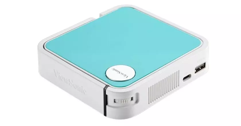 ViewSonic M1+ Mini Plus koekjesprojector voor het versieren