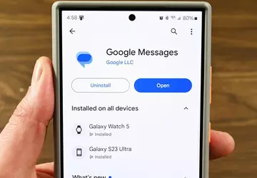 Google Berichten voegt een functie toe ...