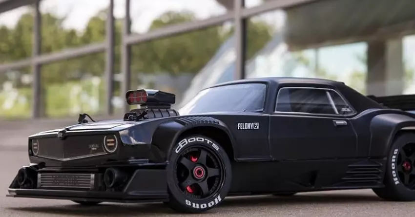 1:7 ARRMA Felony Street Bash 6S BLX Resto-Mod Muscle RC Car