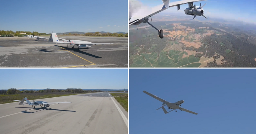 Turkije test Bayraktar TB2 met een nieuwe Kemankes kruisraket met een lanceerbereik van meer dan 200 km en een snelheid tot 720 km/u