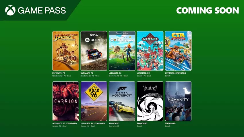 Hete december: Microsoft onthult lijst met nieuwe producten voor Xbox Game Pass-abonnees