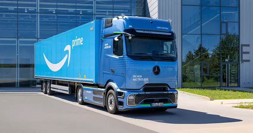 Amazon heeft meer dan 200 Mercedes-Benz eActros 600 elektrische trucks besteld