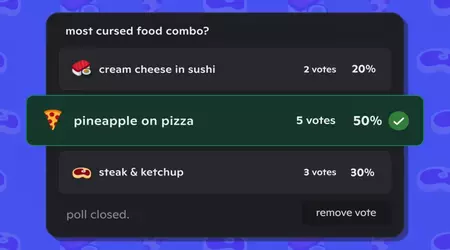Discord haalt Reddit in met nieuwe polls-functie