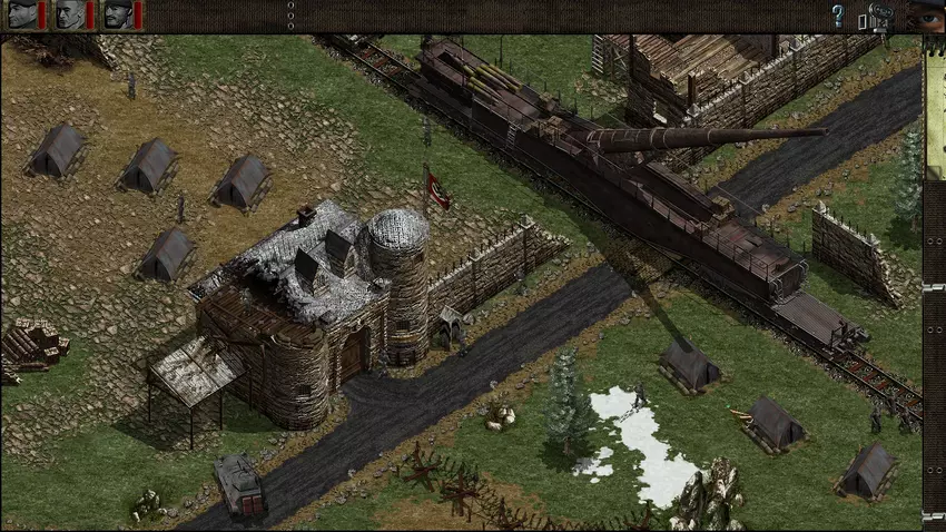 Graphics in Commandos: Behind Enemy Lines in 1998