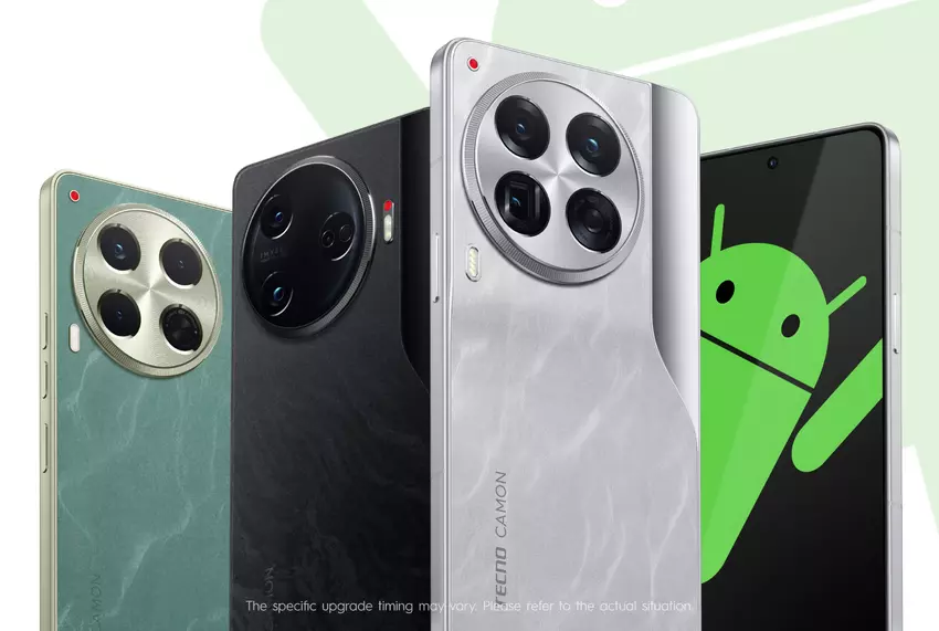 Android 15 en Android 16: Tecno's Camon 30, Camon 30 5G, Camon 30 Pro en Camon 30 Premier smartphones krijgen twee grote OS-updates
