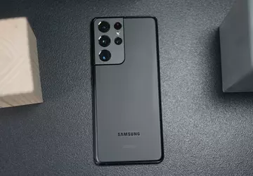 De Galaxy S21 Ultra werd gebruikt ...