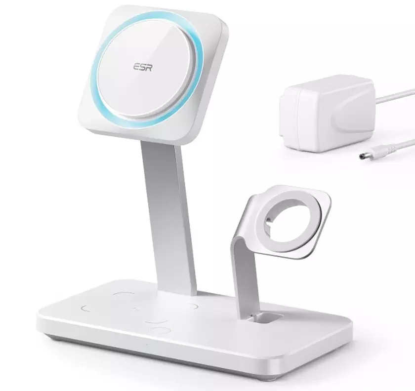 ESR HaloLock 3-in-1 draadloos snelladen station