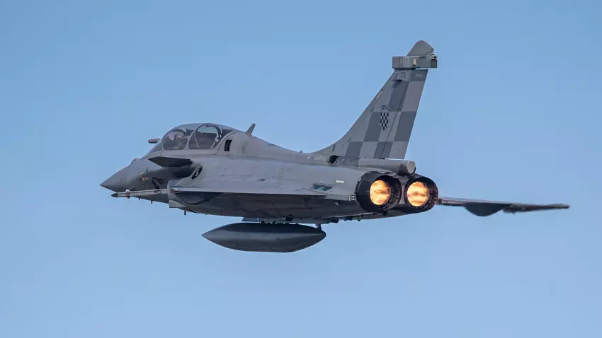 De Kroatische luchtmacht heeft een nieuwe lichting Franse Dassault Rafale-vliegtuigen ontvangen.
