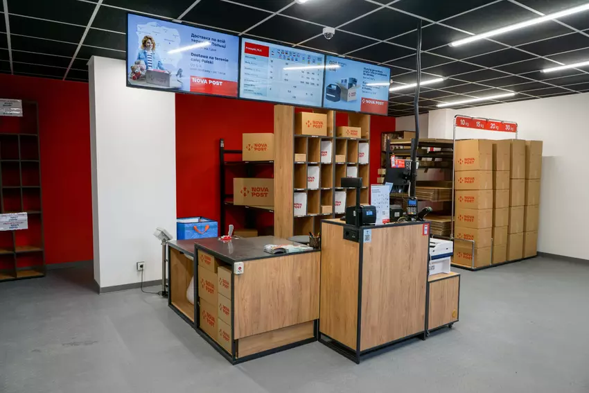 Nieuw filiaal van Novaya Posta in Krakau