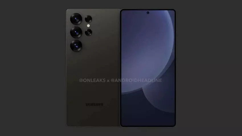 Een nieuwe mock-up van de Galaxy S25 Ultra heeft het uiteindelijke ontwerp onthuld