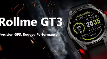 Geïntroduceerd de betaalbare Rollme GT 3 smartwatch met enorme batterijduur, geavanceerde GPS-navigatie en honderd sportmodi