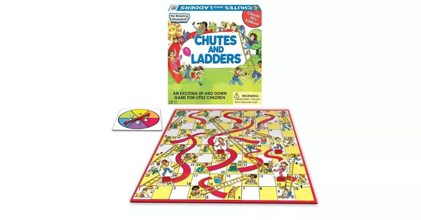 Klassiek Chutes And Ladders leuke bordspellen voor een klein budget