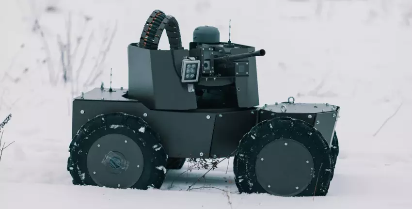 Liut onbemand luchtvaartuig (UAV) gelanceerd vanaf de grond