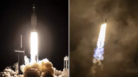 Falcon Heavy was in staat om 's werelds grootste commerciële communicatiesatelliet, Jupiter 3, die meer dan 9.000 kg weegt en de grootte heeft van een minibus, in een baan om de aarde te brengen bij de tweede poging.