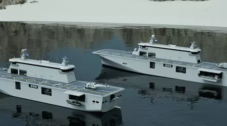 Vliegdekschip voor drones: Portugal heeft bij Damen Shipyards Group een multifunctioneel ondersteuningsschip besteld dat verschillende soorten drones kan vervoeren