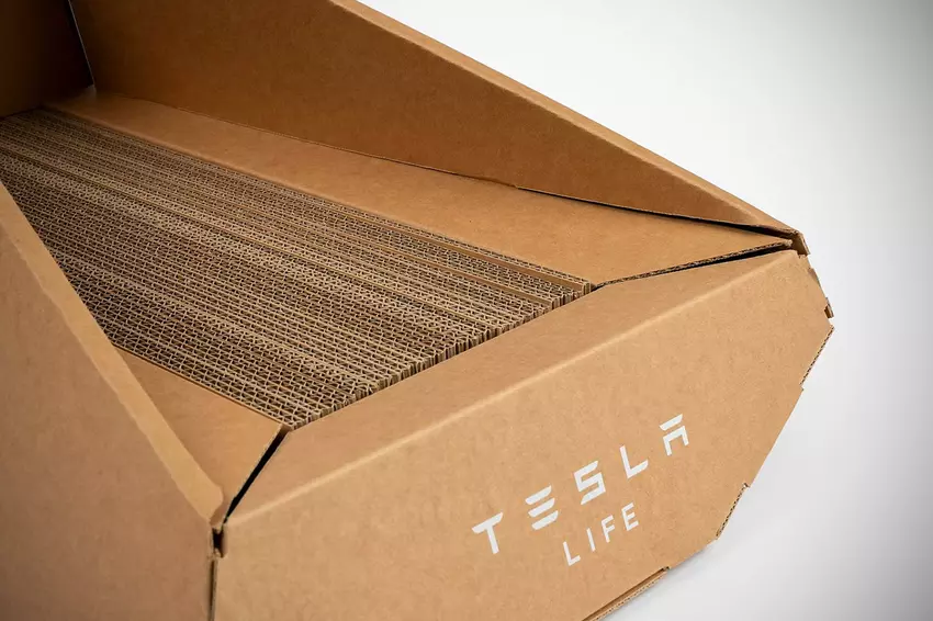 Onverwacht: Tesla heeft een kattenbed uitgebracht in de stijl van de elektrische pick-up Cybertruck