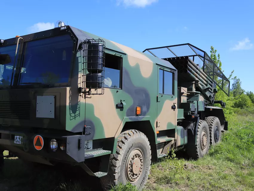 WR-40 Langusta met beschermnetten