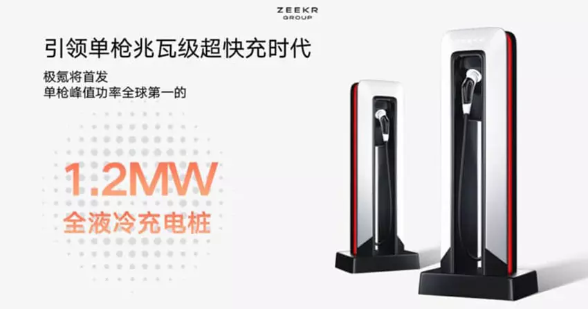 Presteert zelfs beter dan BYD: Zeekr onthult 1,2MW laadstation
