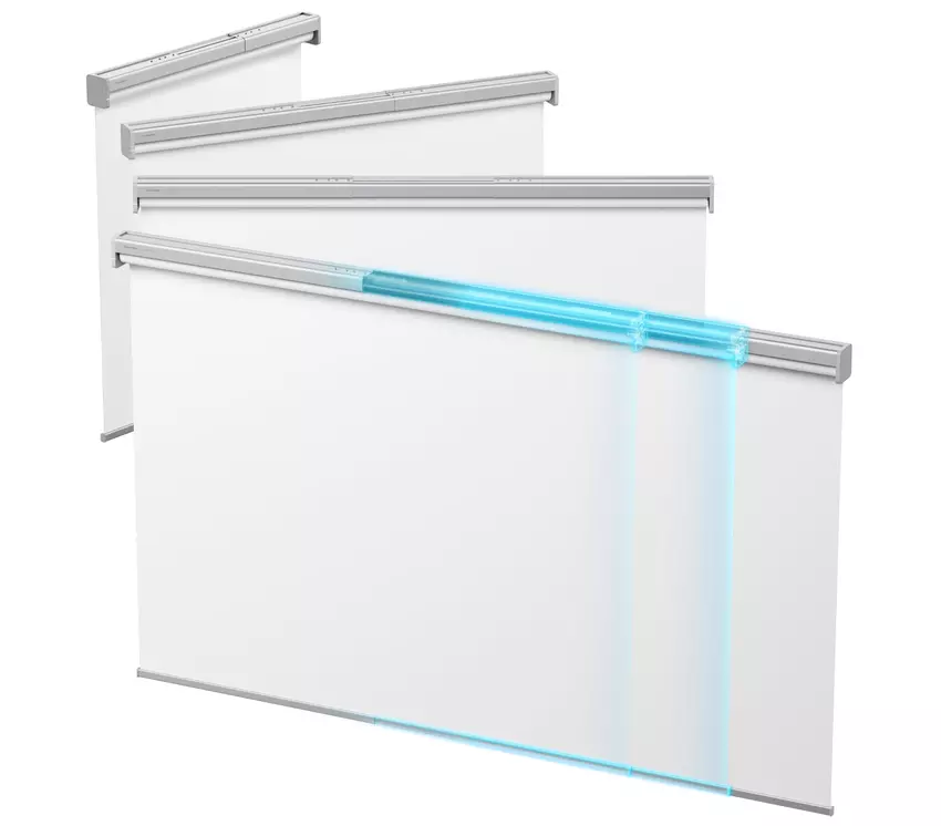 Telescopisch rolluikontwerp