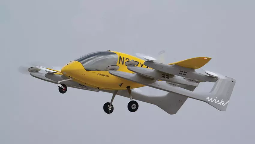 Boeing demonstreerde voor het eerst de vlucht van de Wisk Aero Cora elektrische luchttaxi