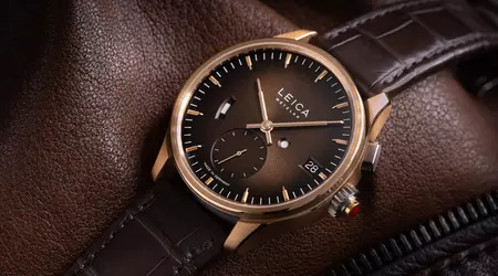 Leica heeft het ZM 1 Gold Limited Edition horloge onthuld met een 18-karaats gouden kast en alligator band voor $28.000