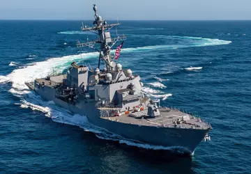 De Amerikaanse marine heeft de geleide ...