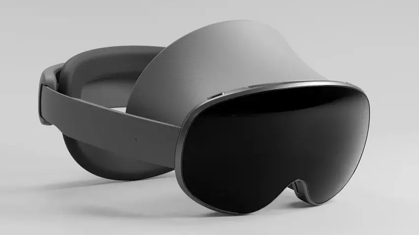Officiële rendering van Samsungs virtual reality-headset