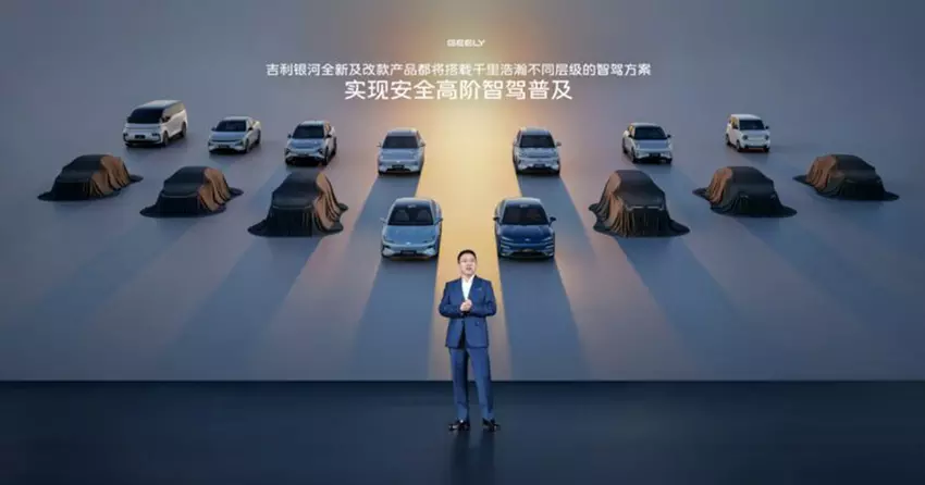 Geely gaat al zijn modellen uitrusten met automatische piloot, in navolging van BYD en Chery