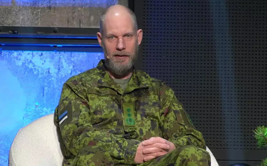 Andrus Merilo, commandant van de Estse defensiemacht