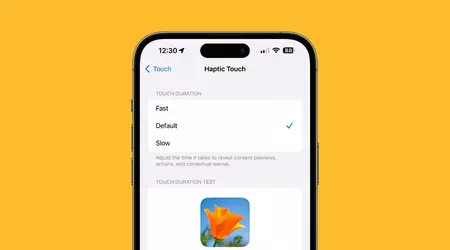 Apple heeft de snelheid van Haptic Touch verhoogd in iOS 17 Beta 2, de functie lijkt nu meer op 3D Touch 