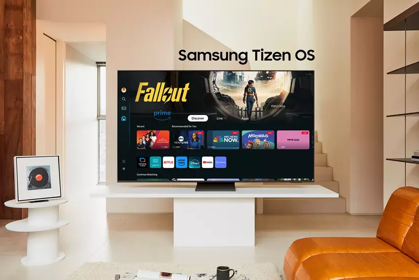 Een TV-toestel met Tizen OS. Illustratie: Samsung