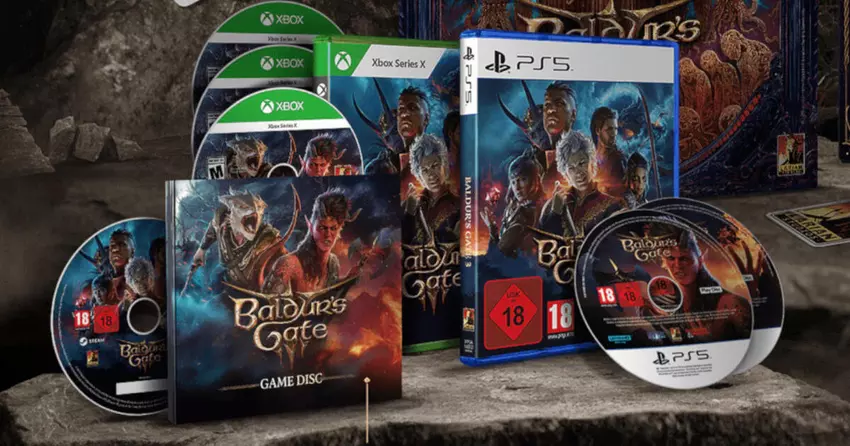 Het is nu officieel: de fysieke versie van Baldur's Gate III voor Xbox Series consoles zal 4 discs in beslag nemen