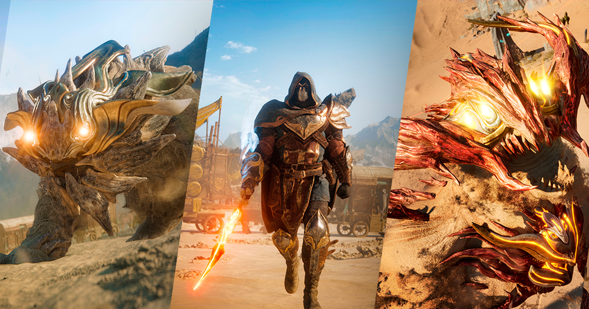 Duinen, gigantische wezens en dynamische gevechten met een unieke stijl: Atlas Fallen review - een avontuurlijke RPG die je het beste met een vriend kunt spelen