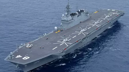 Japan heeft het helikoptervliegdekschip JS Kaga gemoderniseerd - het schip kan nu de F-35B Lightning II gevechtsvliegtuigen van de vijfde generatie herbergen.