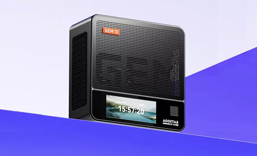 AOOSTAR GEM12 Pro onthuld: een gaming mini-pc met ingebouwd scherm, vingerafdrukscanner en meer