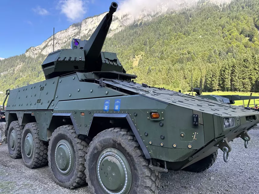 Skyranger 30 tijdens demonstratievuur