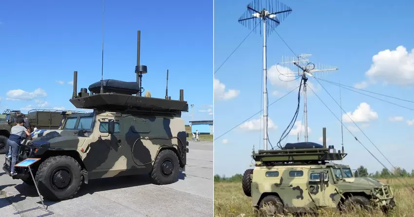 Special Operations Forces hebben een nieuw Russisch elektronisch oorlogsvoeringsysteem "Leer-2" vernietigd, gebaseerd op het Tiger-M pantservoertuig.