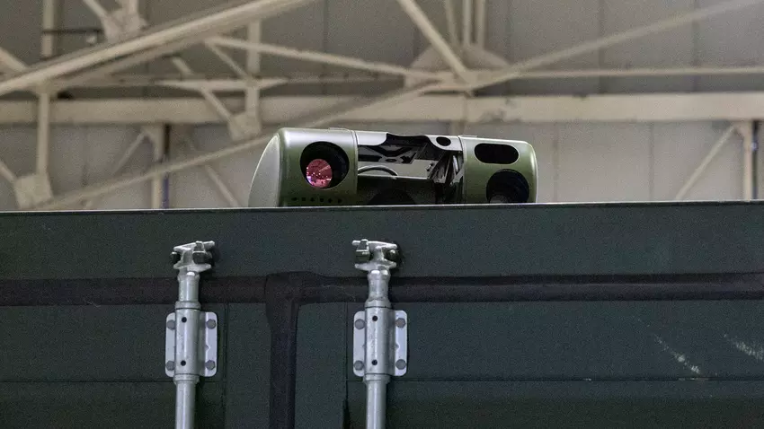 Het optische station van het Gravehawk-complex. Illustratie: Forces News