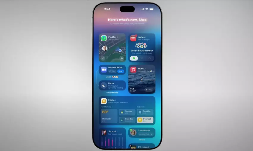 Dit is hoe de iOS 19-interface eruit zou kunnen zien: een blogger deelde een realistisch concept